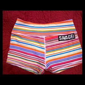 Savage Barbell booty shorts size small